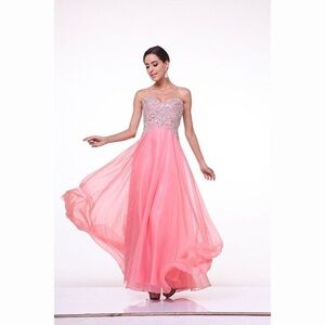 CINDERELLA 7968 Coral Dress size 4